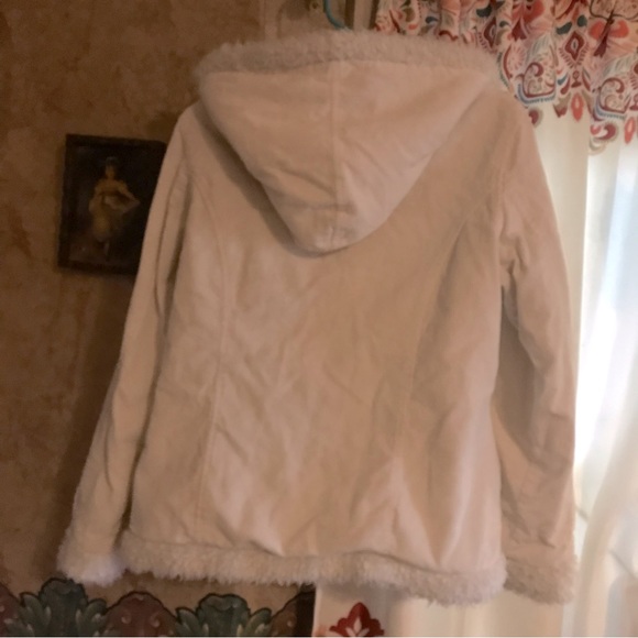 Seventy seven 77💕White corduroy winter coat 💕 - Picture 7 of 10